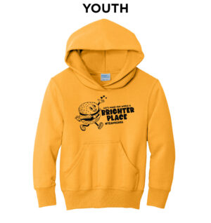 Team Kara Youth Fleece Hooded Sweatshirt-Gold