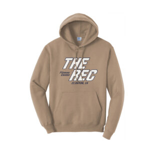 The Rec Unisex Classic Core weight Cozy Pullover Hooded Sweatshirt-Sand