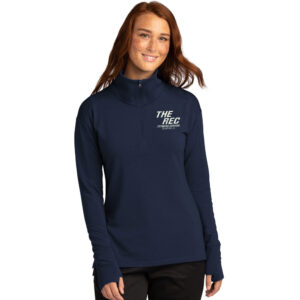 The Rec Sport-Tek Ladies Sport-Wick Flex Fleece 1/4-Zip-Navy