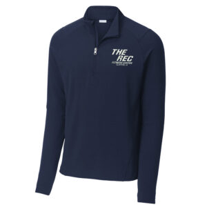 The Rec Sport-Tek Men Sport-Wick Flex Fleece 1/4-Zip-Navy