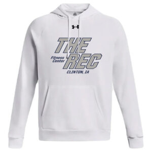 The Rec Under Armour UA Rival Fleece Hoodie Men-White