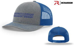 UD Theological Richardson Pro Crown Mesh Back Adjustable back cap-Heather Grey/Royal