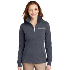 UD Theological Port Authority Ladies Slub Fleece Full Zip Jacket-Slub