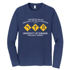 UD Theological Unisex Fan Favorite Long Sleeve Tee-navy