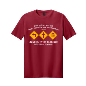 UD Theological Unisex Softstyle Short Sleeve Tee-Antique Cherry Red