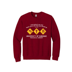 UD Theological Unisex Crewneck Sweatshirt-Antique Cherry Red