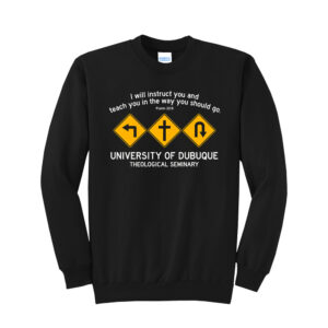 UD Theological Unisex Fleece Crewneck Sweatshirt-Black