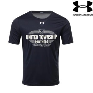 UT Girls Track Field Under Armour short sleeve Men’s Team Tech Tee-Black