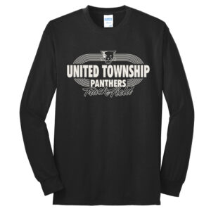 UT Girls Track Field Unisex Long Sleeve Tee-Black