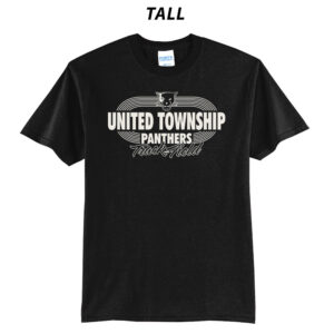 UT Girls Track Field Tall Short Sleeve Tee-Black