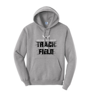 UT Girls Track Field Unisex Basic Hooded Sweatshirt-Athletic Heather