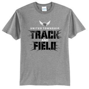 UT Girls Track Field Unisex Short Sleeve Tee-Grey