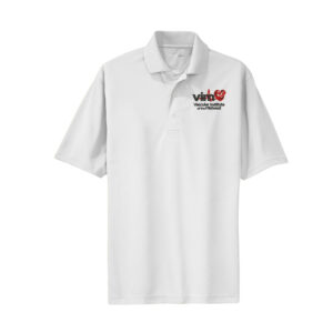 VIM Sport-Tek Dri-Mesh Polo Men-White