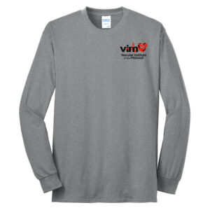 VIM Unisex Cotton Long Sleeve Tee-Athletic Heather