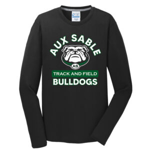 Aux Sable Track Field Unisex Long Sleeve Essential Blended Performance Tee-Black