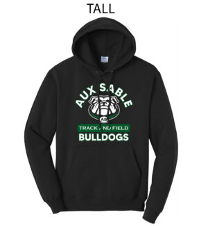 Aux Sable Track Field Tall Fleece Hooded Sweatshirt-Black