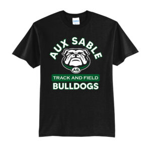 Aux Sable Track Field Unisex Short Sleeve Tee-Black