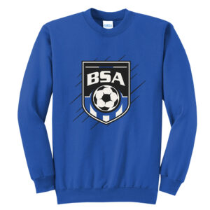 BSA Unisex Core Fleece Crewneck Sweatshirt-Royal