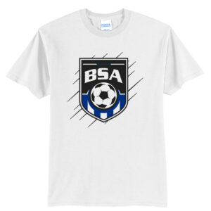 BSA Unisex Basic Short Sleeve Tee-White