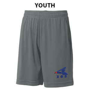 Baseball 365 YOUTH Sport-Tek PosiCharge Competitor Pocket Short-Iron Grey