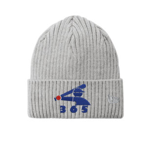 Baseball 365 New Era Core Classic thick rib knit Cuff Beanie stocking cap-Heather Grey