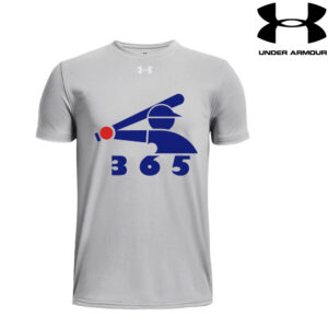 Baseball 365 Under Armour short sleeve Men’s Team Tech Tee-Mod Grey