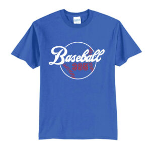 Baseball 365 Unisex Short Sleeve Tee-Royal