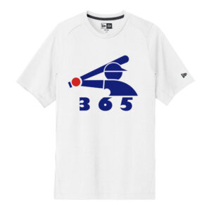 Baseball 365 New Era Series Performance Crew Tee Men-White