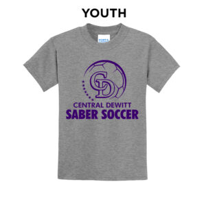 CD Soccer Youth Short Sleeve Tee-Athletic heather