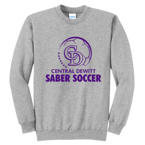 CD Soccer Unisex Fleece Crewneck Sweatshirt-Athletic Heather