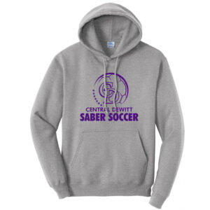 CD Soccer Unisex Fleece Hooded Sweatshirt-Athletic Heather