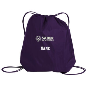 Saber Special Olympics Port and Company Cinch Pack-Purple