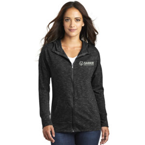 Saber Special Olympics District Women’s Medal Full-Zip Hoodie Lightweight-Black