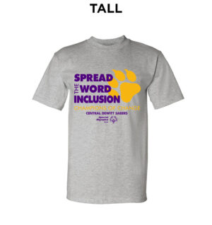 Saber Special Olympics Tall Short Sleeve Tee-Grey