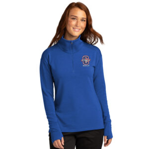 Camanche Golf Sport Tek Ladies Sport Wick Flex Fleece 1/4 Zip-Royal