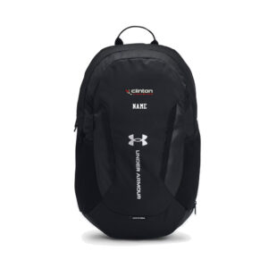 Clinton MS Track Field Under Armour Hustle 6.0 Team Backpack – BLACK