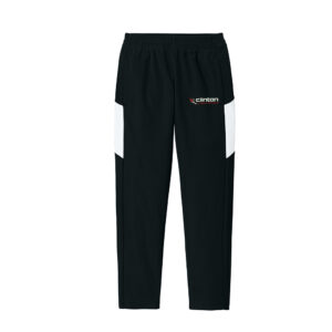 Clinton MS Track Field Sport-Tek Youth Travel Pant-Black/White