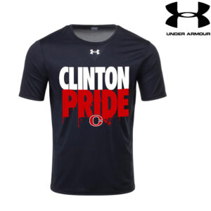 Clinton MS Track Field Under Armour short sleeve Men’s Team Tech Tee-Black