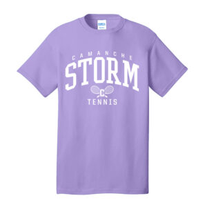 Storm Tennis Unisex Short Sleeve Tee-Lavender