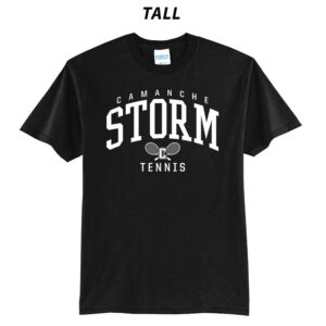 Storm Tennis Tall Short Sleeve Tee-Black