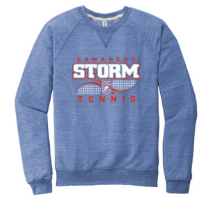 Storm Tennis Unisex Jerzees Snow Heather French Terry Raglan Crew-Royal
