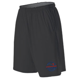 Storm Tennis Men Knit 9″ performance training short with pockets-Black