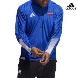 Storm Tennis Adidas Sideline 21 Long Sleeve 1/4 zip knit performance top- ROYAL (M-2X)