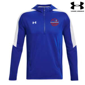 Storm Tennis Under Armour Storm Men Armour Fleece 1/4 zip Hood-Royal/White (S, M, L, XXL)