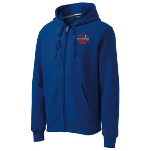 Storm Tennis Sport-Tek Men/Unisex – Super Heavyweight Full-Zip Hooded Sweatshirt-Royal