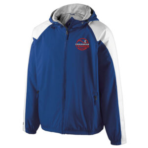 Storm Tennis Men Holloway Homefield color block Hooded Jacket-Royal/White