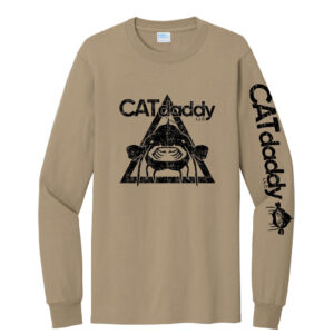 CATdaddy LLC TALL Long Sleeve Essential T-Shirt-Sand