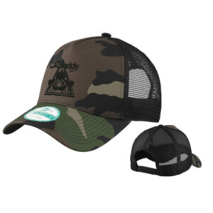 CATdaddy LLC  New Era Snapback Trucker Cap-Camo