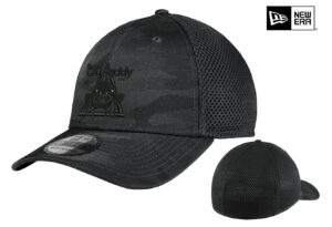 CATdaddy LLC New Era Tonal Camo Stretch Tech Mesh Cap-Black