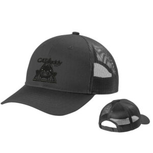 CATdaddy LLC Youth Snapback Trucker Cap-Grey Steel